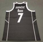 NBA 7 Doncic Real Madrid basketball Maillot style 2 imprimé